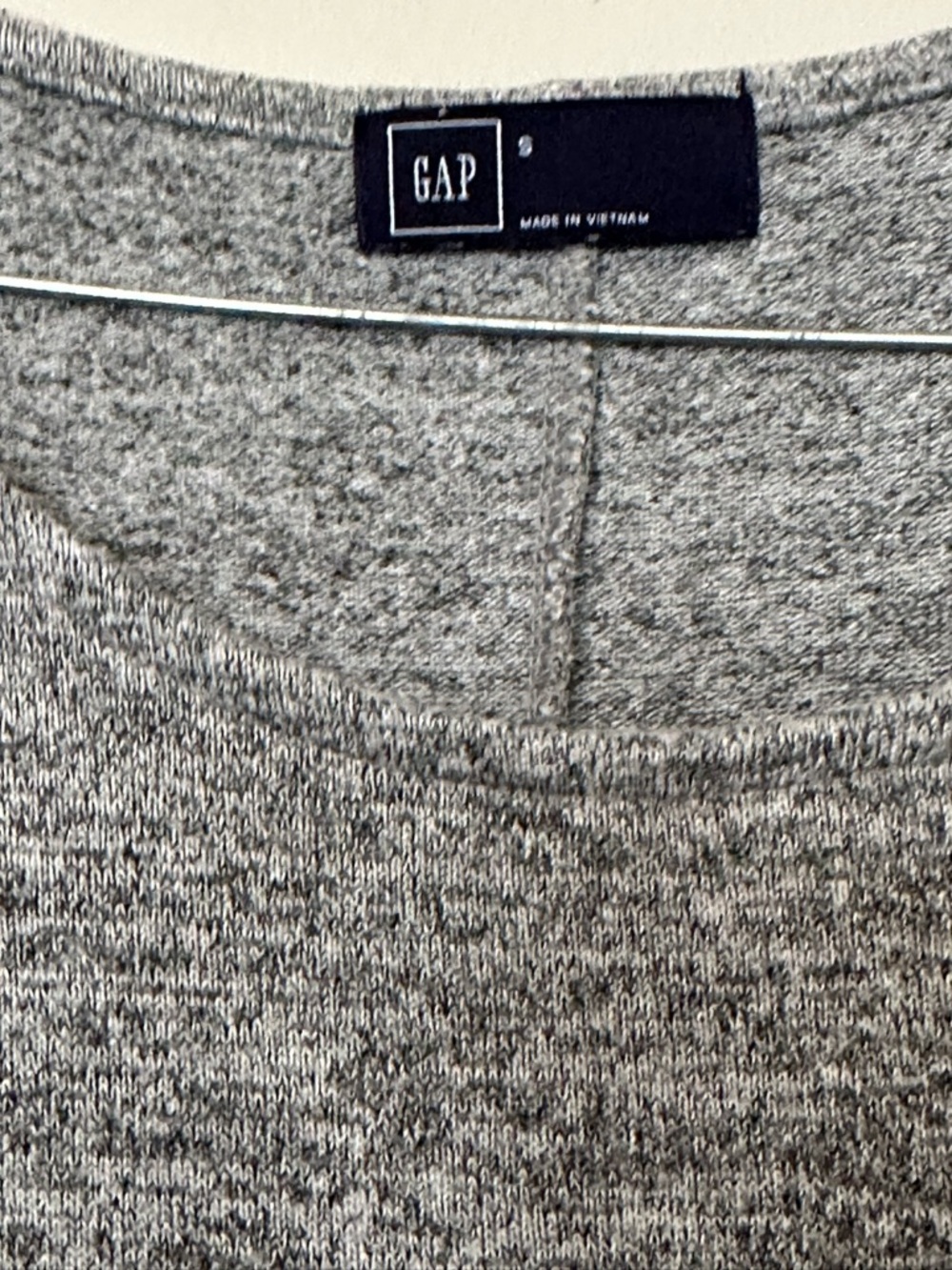 Gap grey short sleeve lightweight sweater dress - Picture 2 of 5